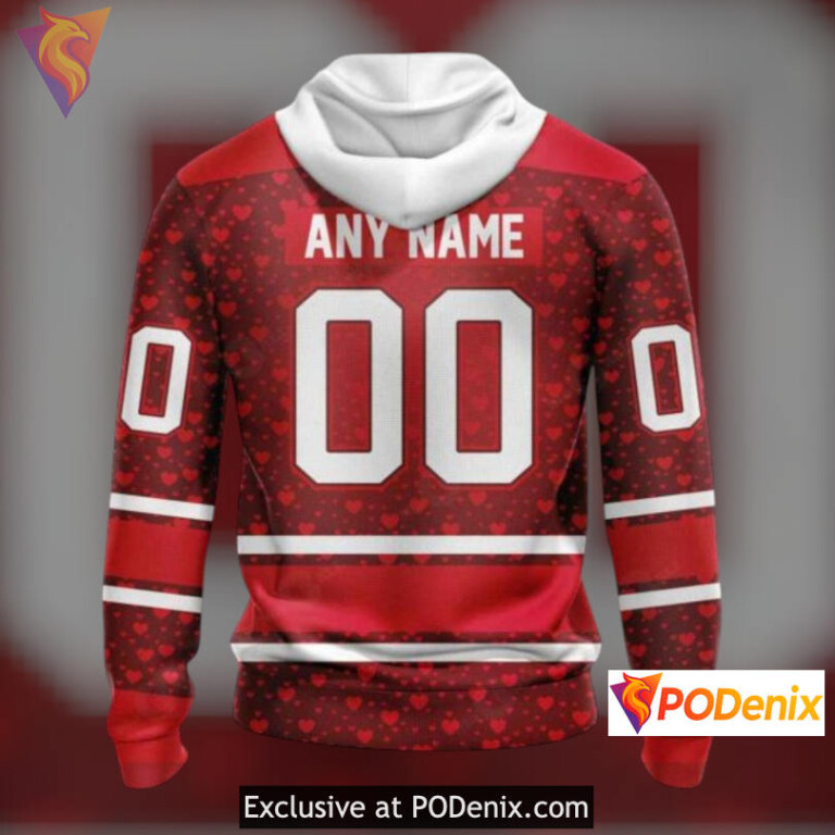 Valentine Apparel New Jersey Devils Zip Up Hoodie Custom Fan Hoodie - 1