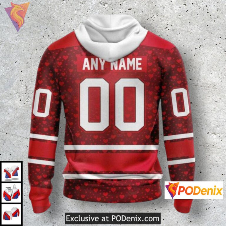 Valentines Day Gift Anaheim Ducks All Over Print Hoodie For Fans Limited Edition - 1