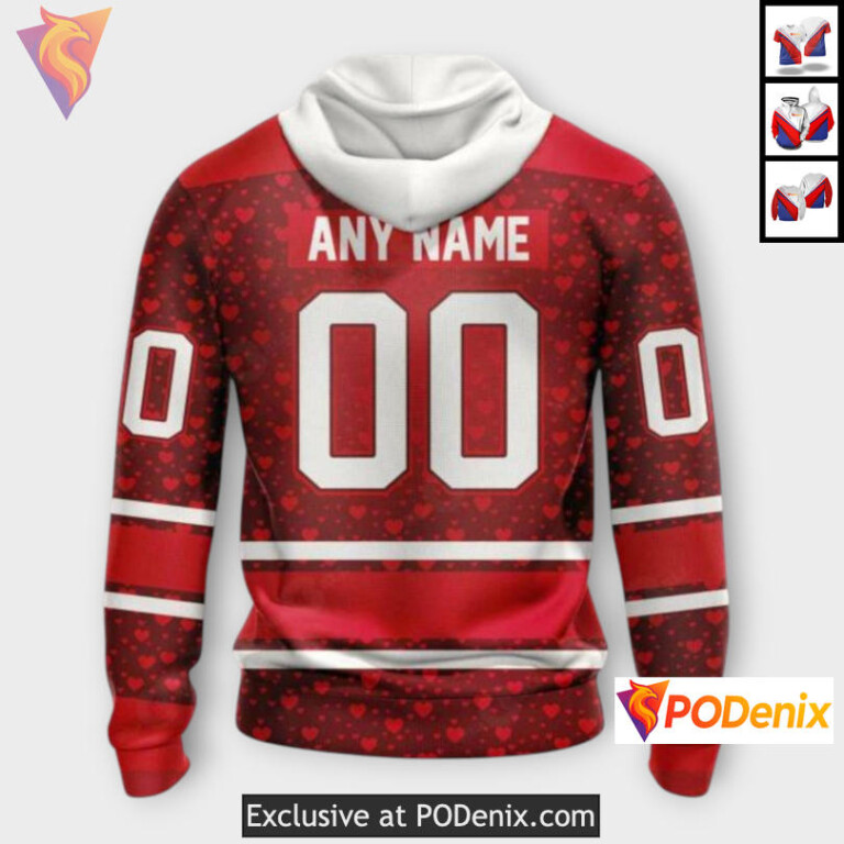 Valentines Day Gift Edition Colorado Avalanche Womens Hoodie NHL Hoodie - 1