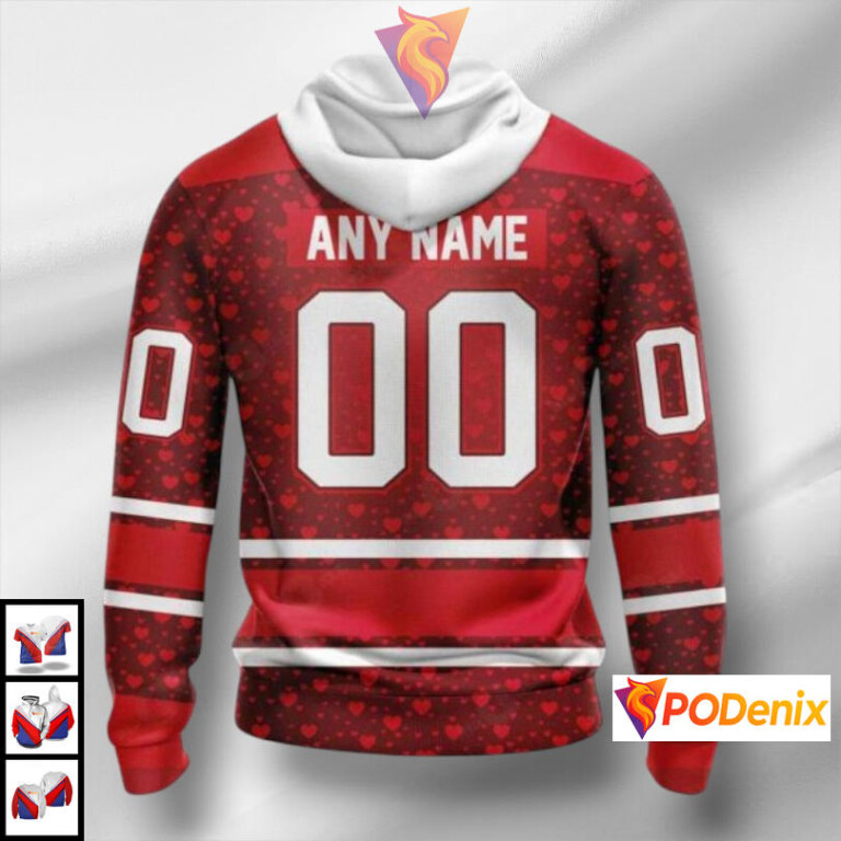 Valentines Day Personalized Retro Pittsburgh Penguins Hoodie NHL Apparel - 1