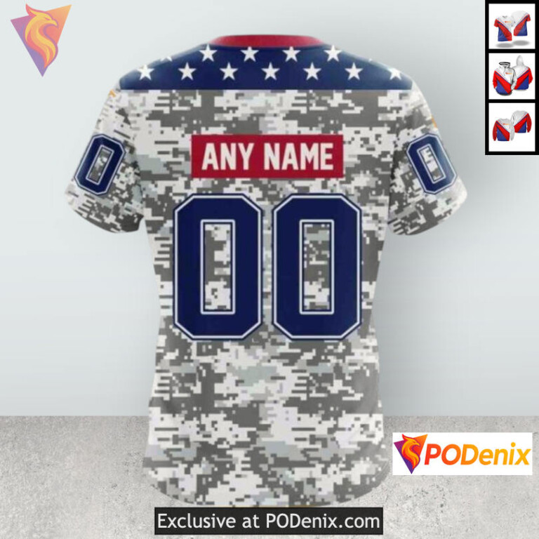 Veterans Day Camo Tribute Colorado Avalanche All Over Print Hoodie Custom 3D - 3