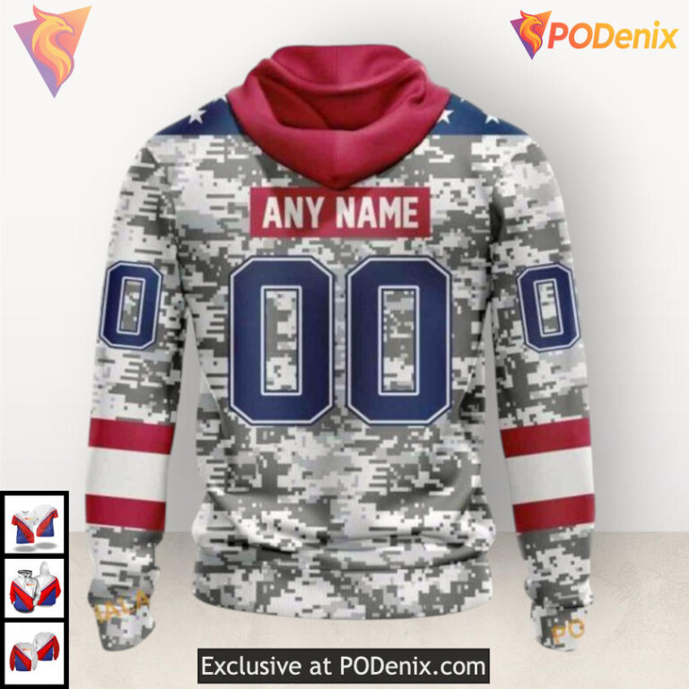 Veterans Day Camo Tribute Nashville Predators Mens Hoodie Custom Edition - 1