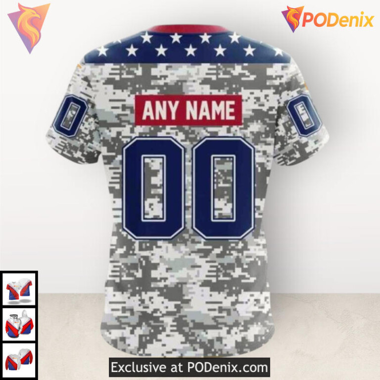Veterans Day Camo Tribute Nashville Predators Mens Hoodie Custom Edition - 3