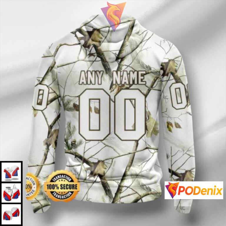 Winter Camo Concept Style Pittsburgh Penguins Full Print Hoodie NHL 3D - 1