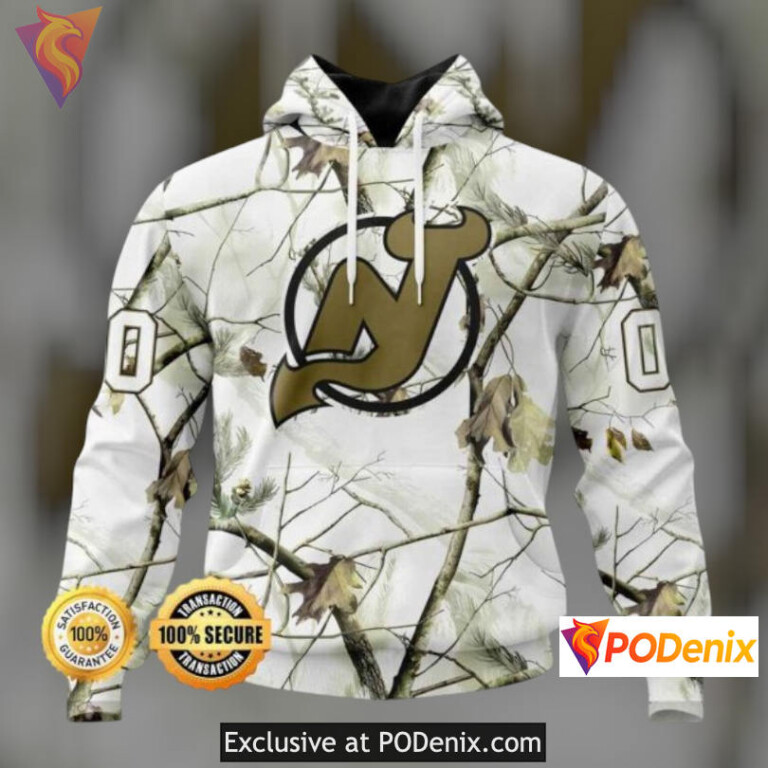 Winter Camouflage Edition New Jersey Devils Christmas Hoodie Custom Gear