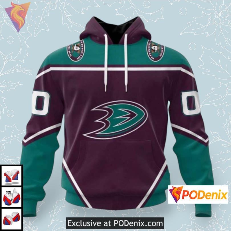 Winter Hunting Edition Anaheim Ducks Hoodie 3D Pullover Sweatshirt Outdoor Wear
