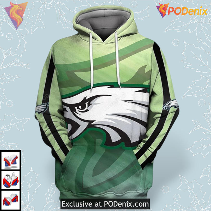 Winter Legacy Collection Custom Philadelphia Eagles Hoodie NFL 3D Zip Up Apparel Winter Legacy Collection Custom Philadelphia Eagles Hoodie NFL 3D Zip Up Apparel