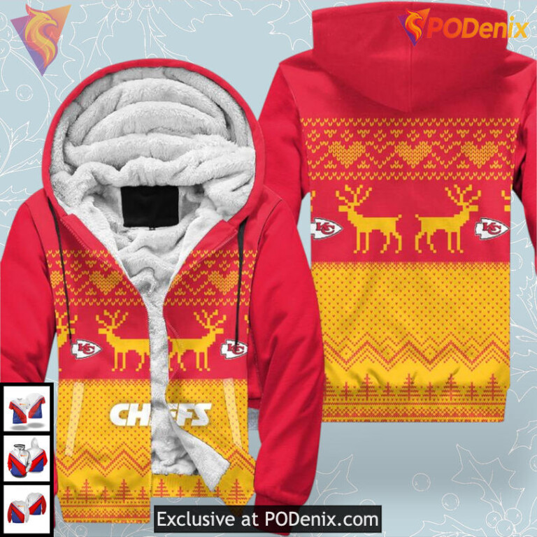 Yoda And Santa Christmas Kc Chiefs Hoodie All Over Print 3D Fan Collection - 2
