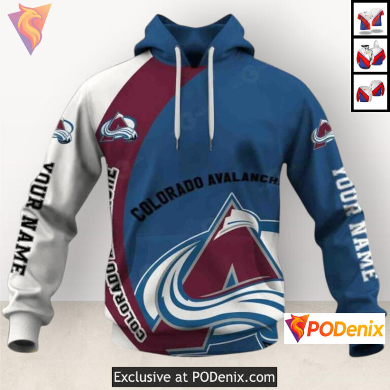 You Laugh I Laugh Quote Edition Colorado Avalanche All Over Print Hoodie Custom
