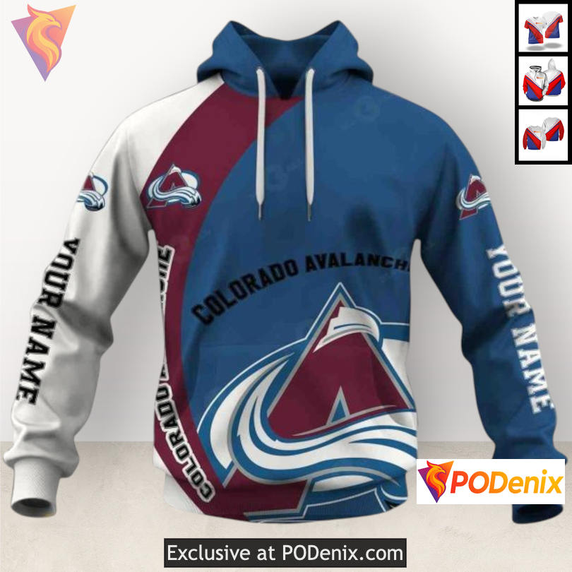 You Laugh I Laugh Quote Edition Colorado Avalanche All Over Print Hoodie Custom