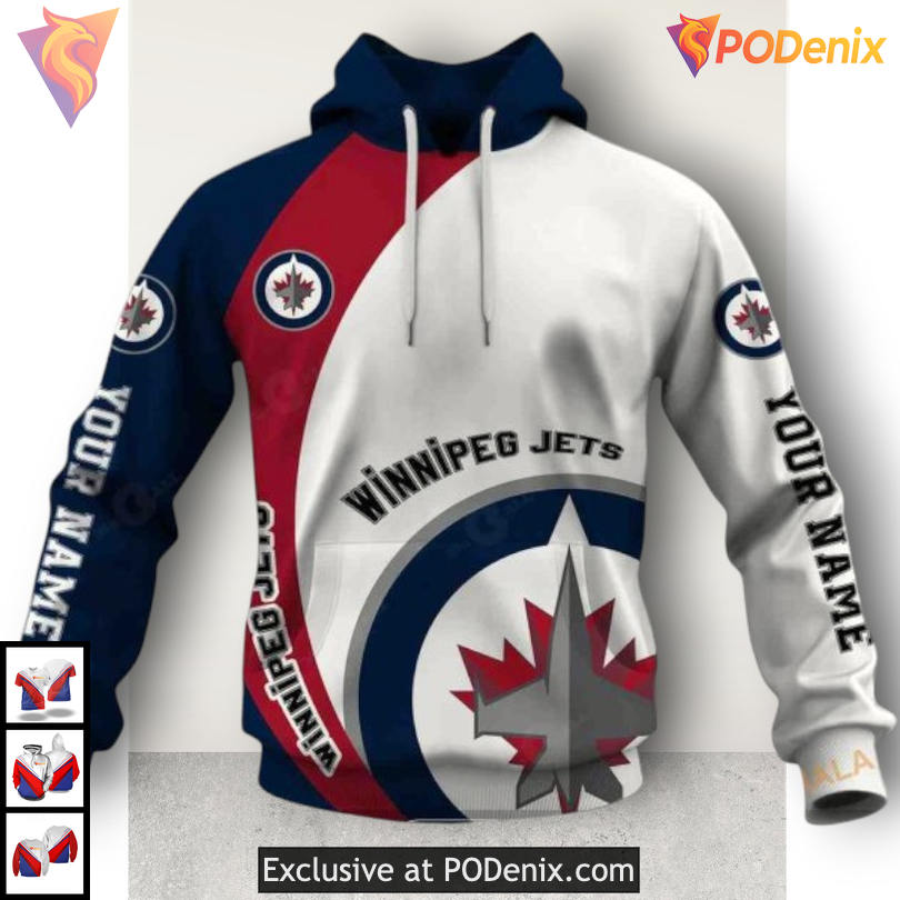 Team Pride Flag Edition Personalized Winnipeg Jets Hoodie All Over Print