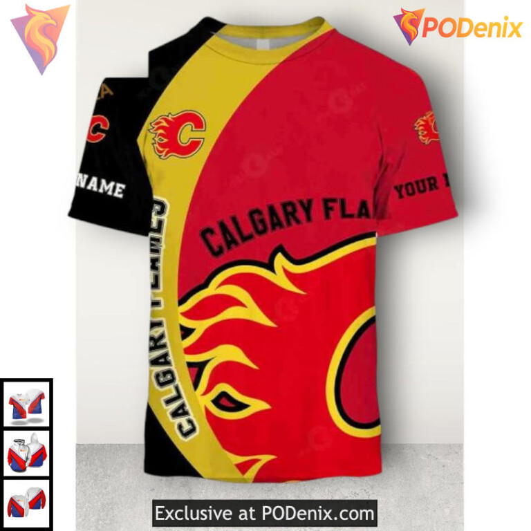 You Laugh I Laugh You Cry I Cry Calgary Flames All Over Print Hoodie - 1