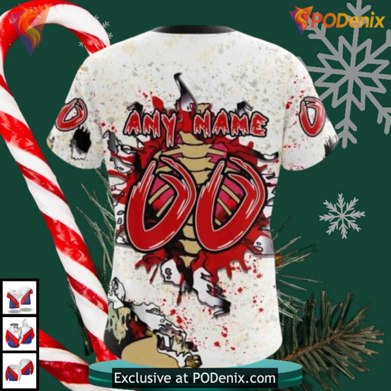 Zombie Halloween Costume Style NHL Seattle Kraken Hoodie 3D Custom - 3