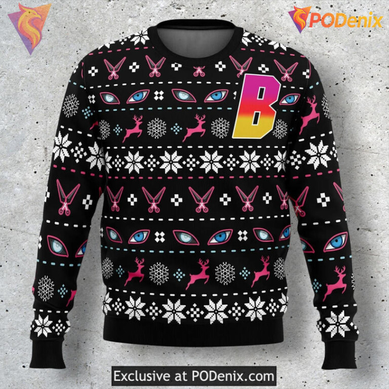 Uzumaki Clan Naruto Ninja Crest Anime 3D Holiday Xmas Sweater