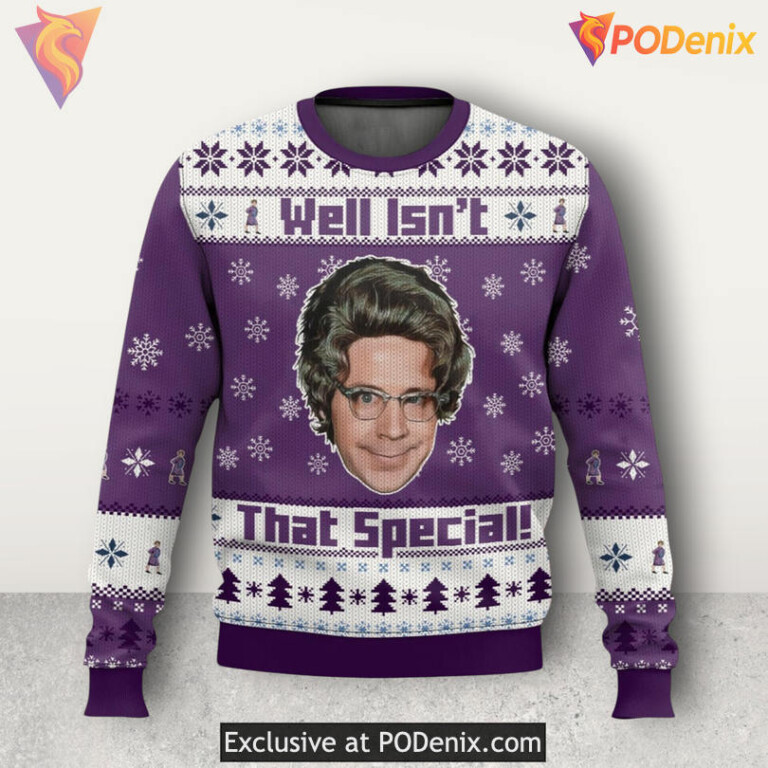 Well Isnt That Special Comedy Line Sarcastic Holiday Christmas Sweater