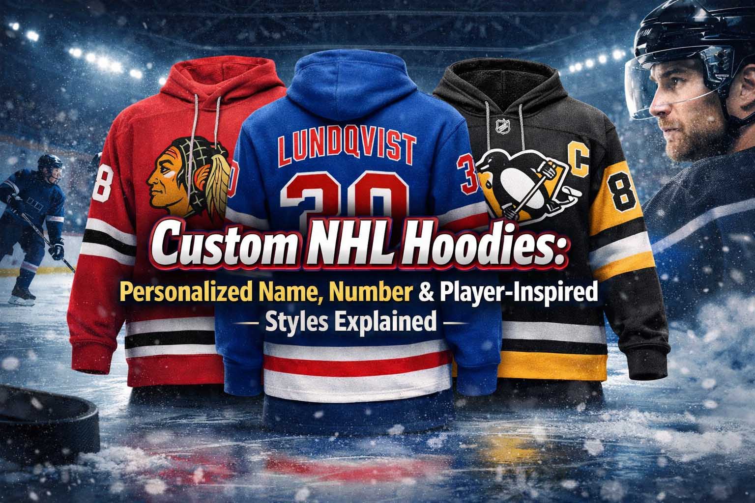 Custom NHL Hoodies- Personalized Name, Number & Player-Inspired Styles Explained
