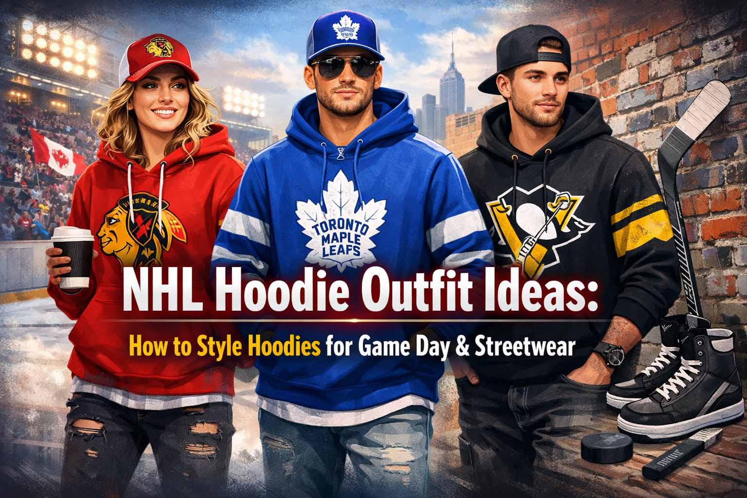 NHL Hoodie Outfit Ideas- How to Style Hoodies for Game Day & Streetwear