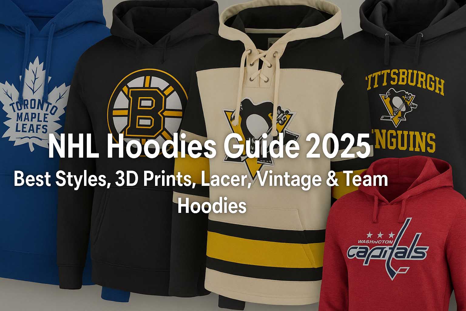 NHL Hoodies Guide 2025- Best Styles, 3D Prints, Lacer, Vintage & Team Hoodies