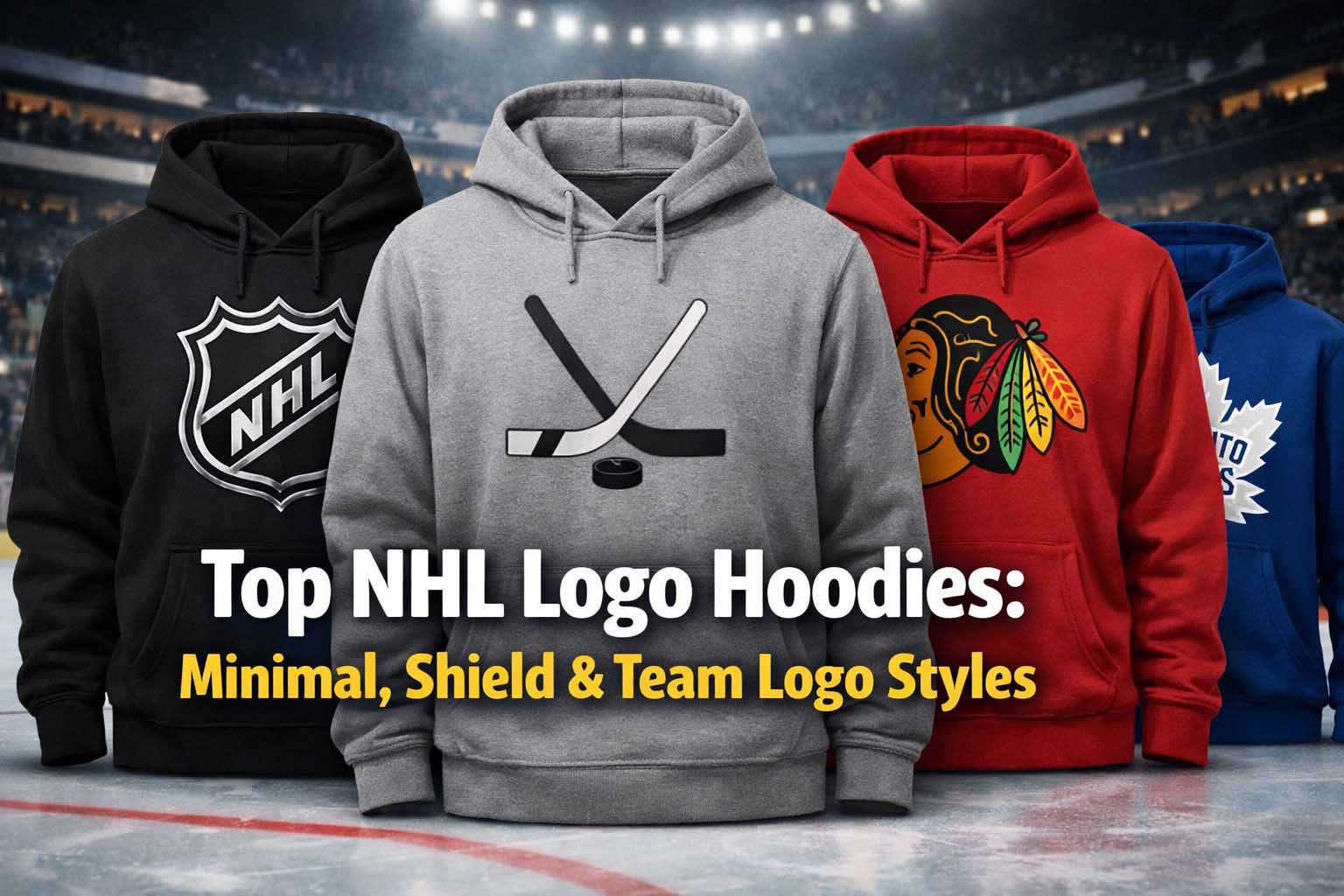 Top NHL Logo Hoodies- Minimal, Shield & Team Logo Styles