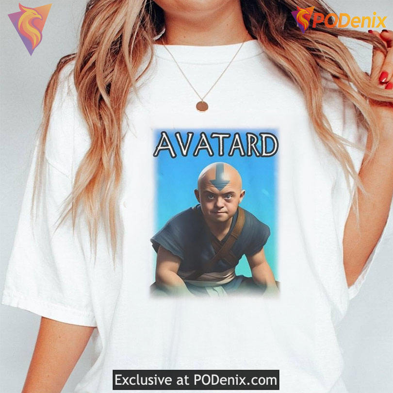 Avatard Shirt Satirical Cartoon Inspired Graphic With Internet Meme Humor