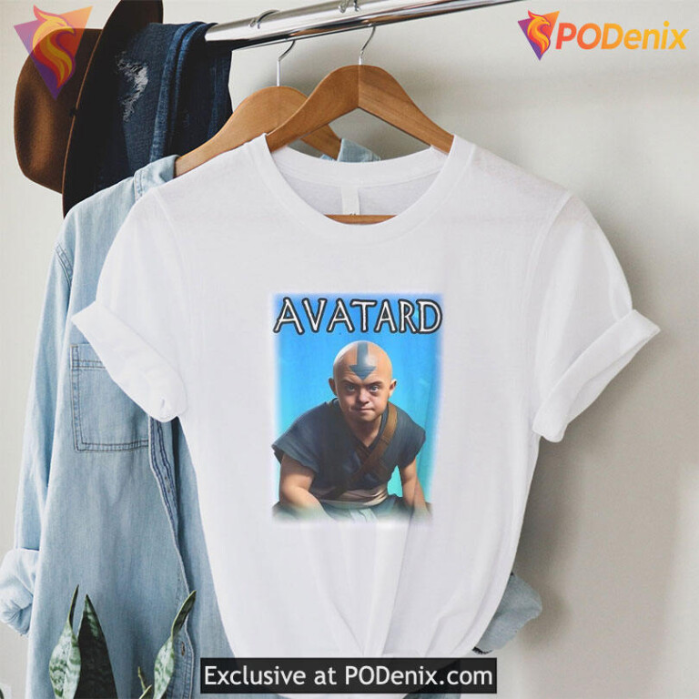 Avatard Shirt Satirical Cartoon Inspired Graphic With Internet Meme Humor - 1