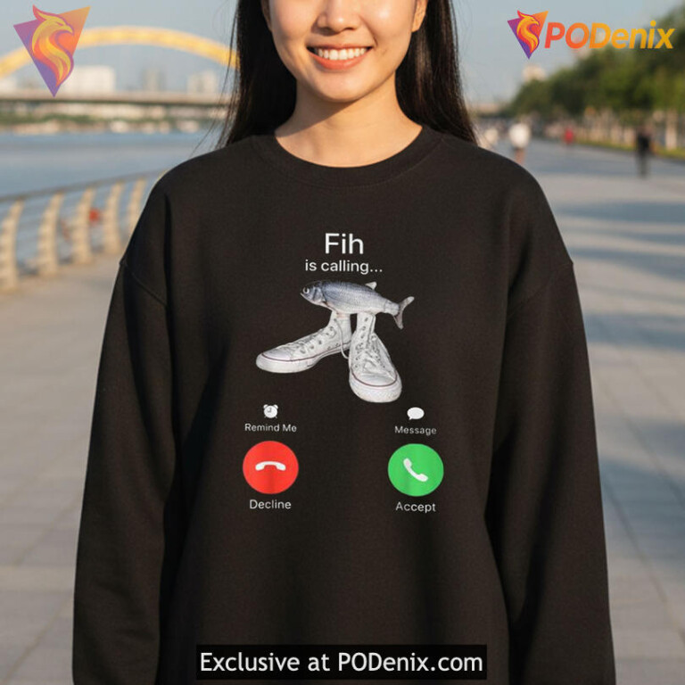 Casual Lifestyle Slogan Tee With Laid Back Tone Fih Shirt Minimal Humor - 2