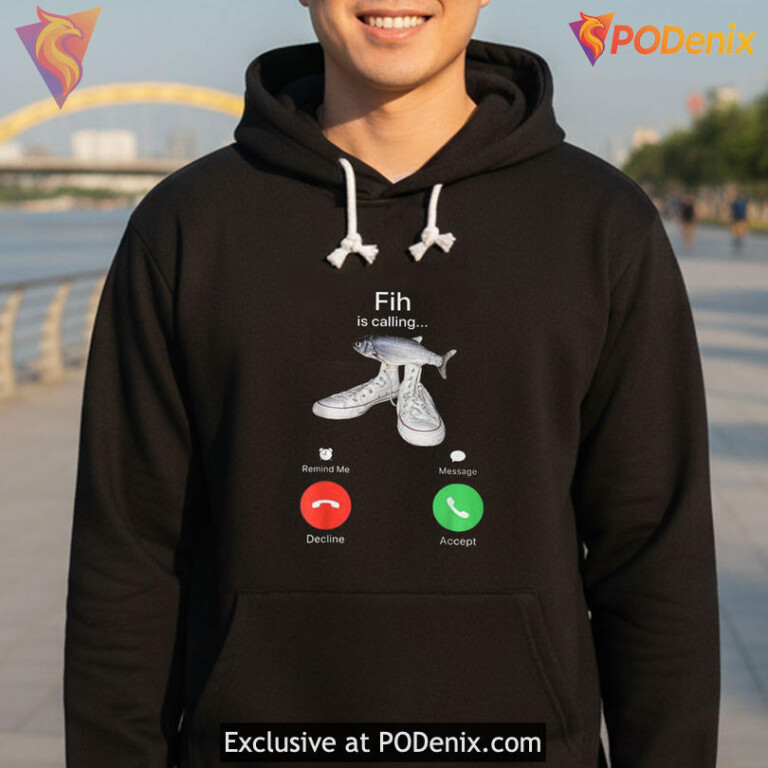 Casual Lifestyle Slogan Tee With Laid Back Tone Fih Shirt Minimal Humor - 3