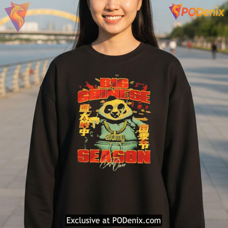 Cold Ones Panda Parody Shirt Styled With Big Chinese Season Internet Meme