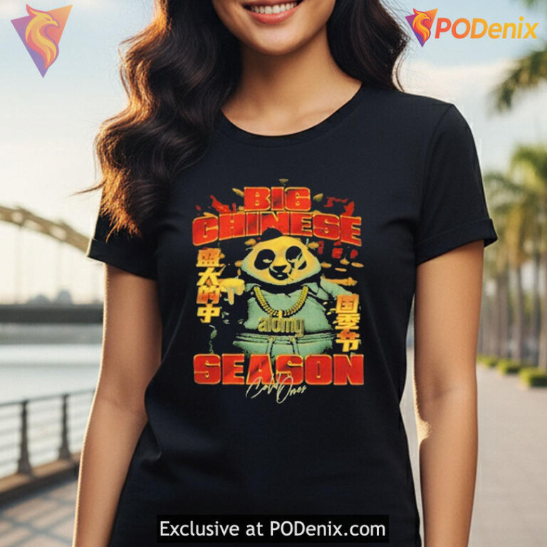 Cold Ones Panda Parody Shirt Styled With Big Chinese Season Internet Meme - 1