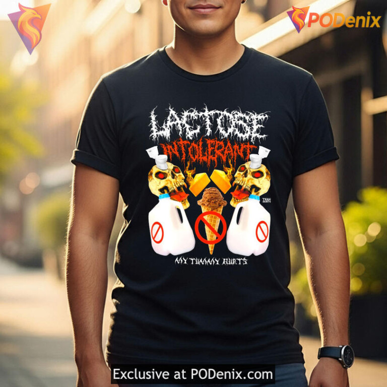 Dairy Joke Parody Graphic Tee With Absurd Confidence Lactose Tolerant Shirt Humor - 2