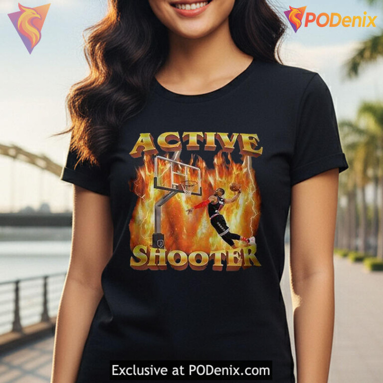 Dark Satire Statement Tee Designed For Edgy Commentary Active Shooter Shirt Concept