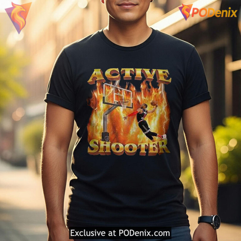 Dark Satire Statement Tee Designed For Edgy Commentary Active Shooter Shirt Concept - 1