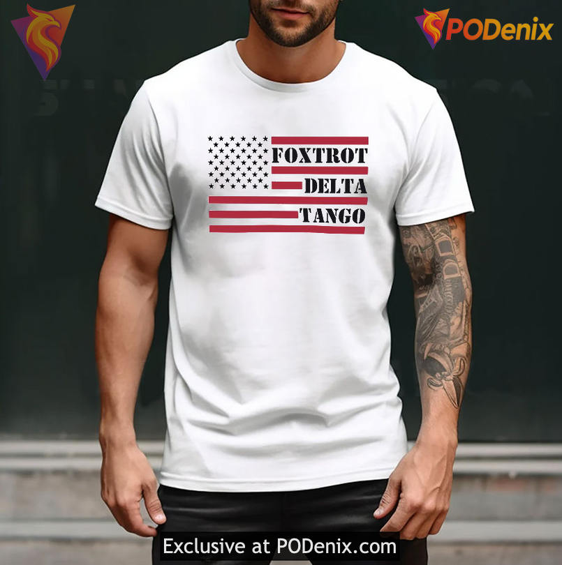 Foxtrot Delta Tango Tactical Graphic Tee With Phonetic Alphabet Design