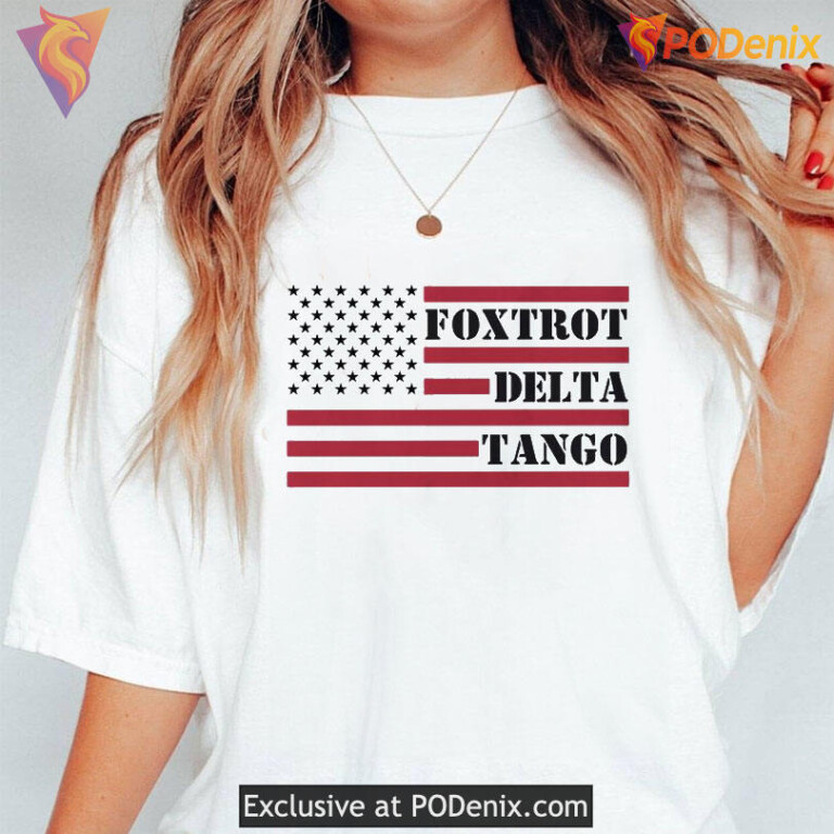 Foxtrot Delta Tango Tactical Graphic Tee With Phonetic Alphabet Design - 2