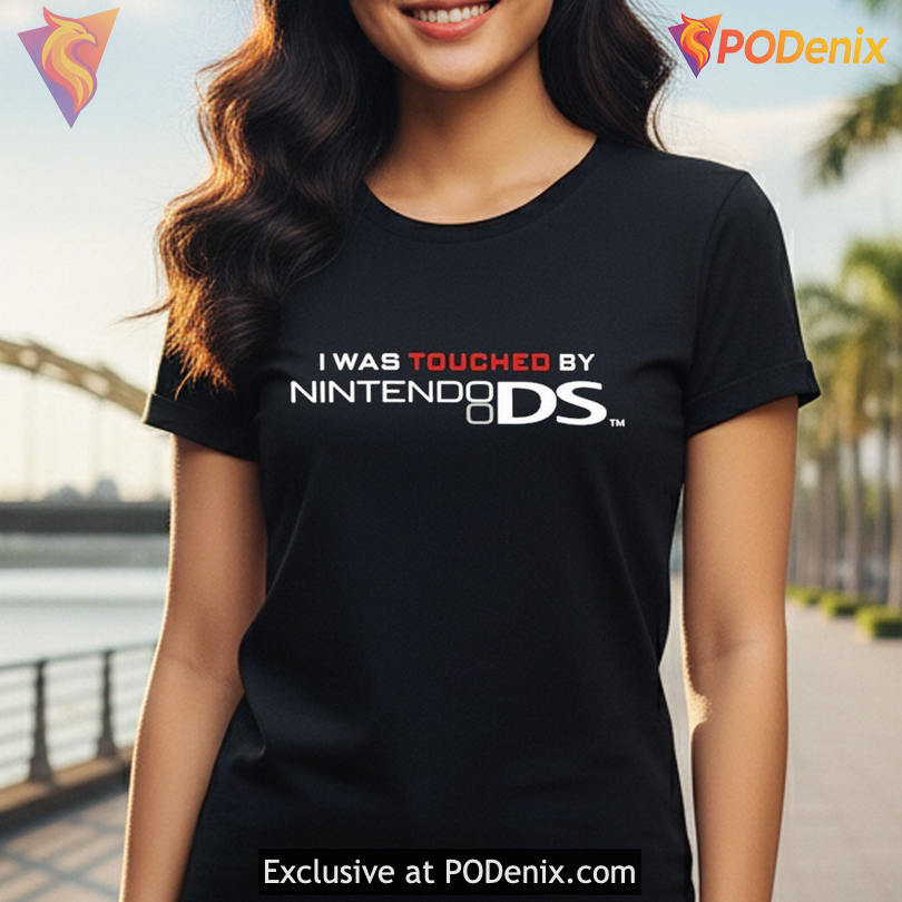 Gaming Nostalgia Meme Shirt Built On I Was Touched By Nintendo Ds Shirt