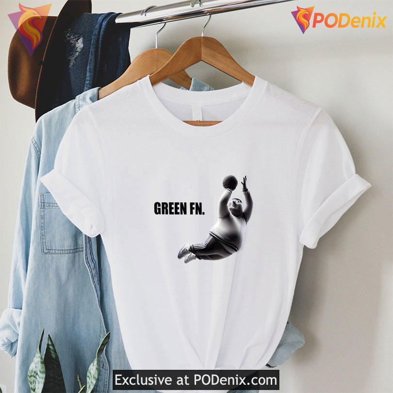 Green Fn Peter Griffin Shirt Cartoon Parody Basketball Graphic Shirt