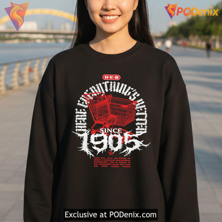 Grocery Parody Band Tee With Metal Aesthetic Heb Heavy Metal Shirts Humor Design - 1