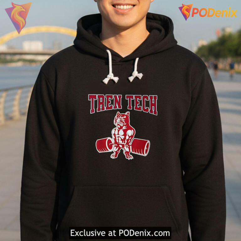 Gym Culture Parody Tee With Bold Training Humor Tren Tech Meme Bodybuilding Style - 1