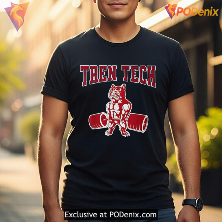 Gym Culture Parody Tee With Bold Training Humor Tren Tech Meme Bodybuilding Style - 2
