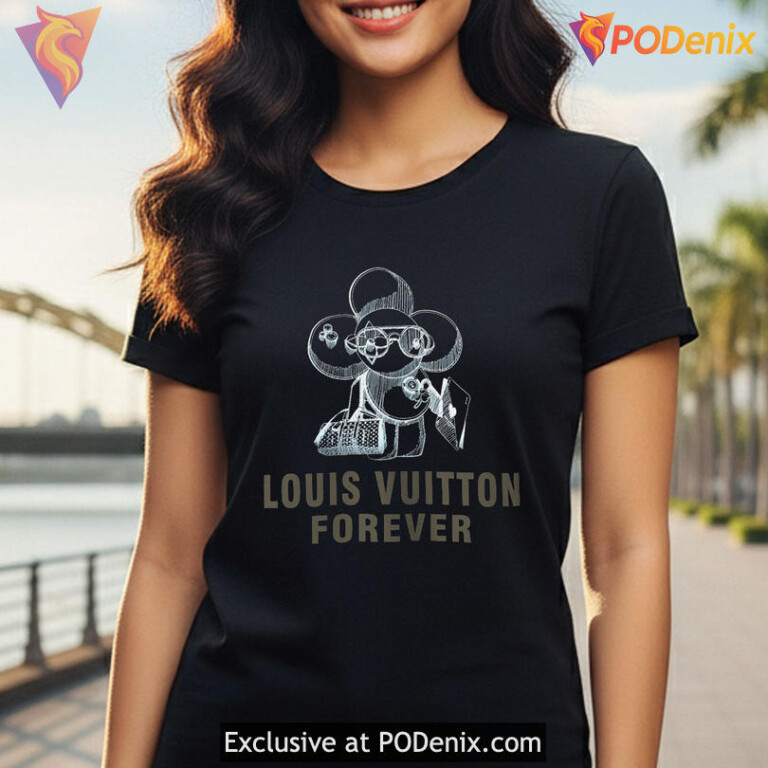 Luxury Parody Streetwear Inspired Graphic Tee With Irony Lv Forever Shirt Aesthetic