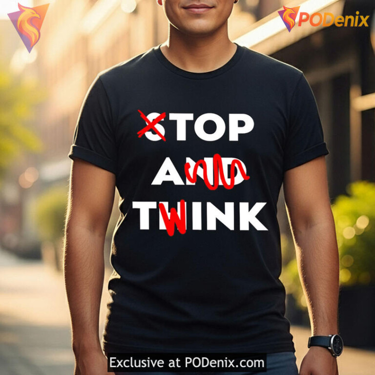 Provocative Meme Slogan Tee Designed With Top A Twink Shirt Phrase - 2
