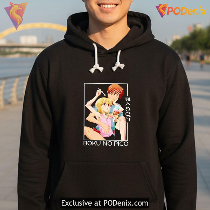 Retro Anime Graphic Shirt Featuring Boku No Pico Merch Streetwear Style Trend