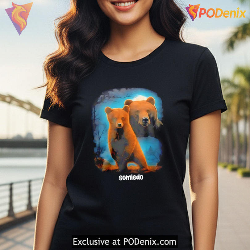 Vintage Wildlife Aesthetic Tee With Outdoor Travel Vibe Somiedo Bear Shirt Retro Look