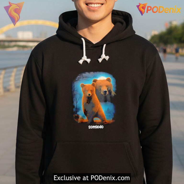 Vintage Wildlife Aesthetic Tee With Outdoor Travel Vibe Somiedo Bear Shirt Retro Look - 1