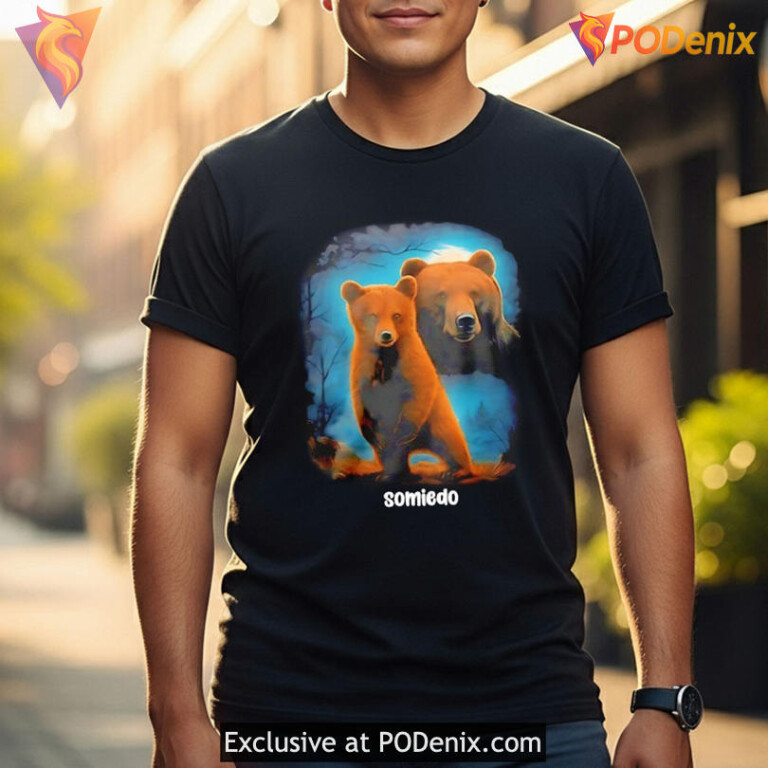 Vintage Wildlife Aesthetic Tee With Outdoor Travel Vibe Somiedo Bear Shirt Retro Look - 3