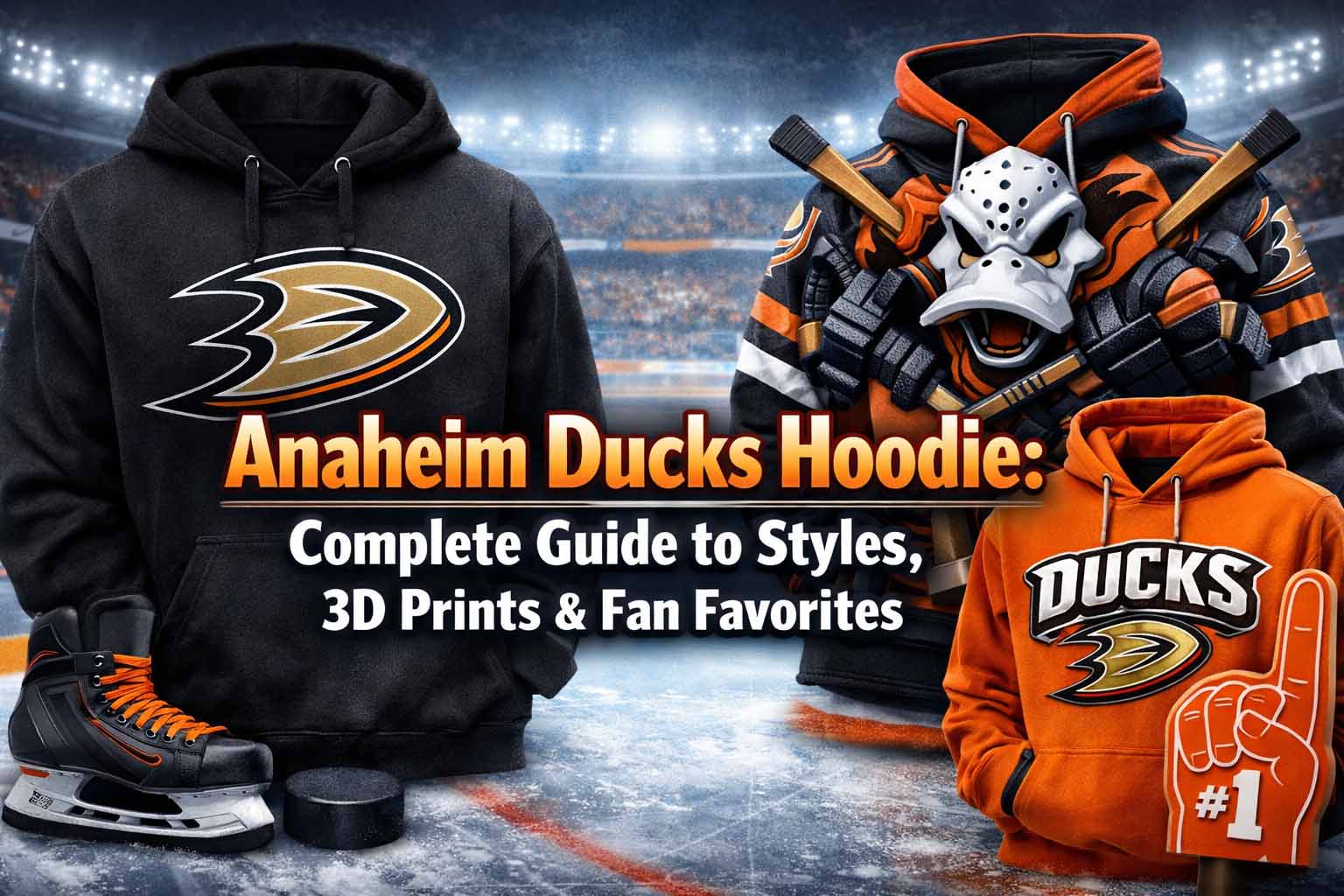 Anaheim Ducks Hoodie- Complete Guide to Styles, 3D Prints & Fan Favorites