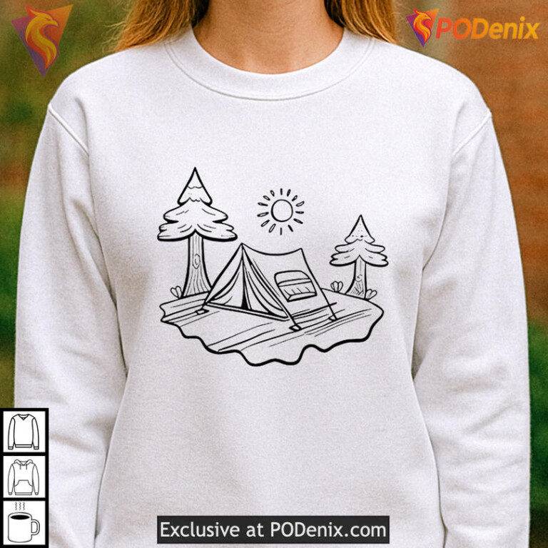 Creative Activity Tee Coloring For A Camp Shirt Playful Art Theme - 3