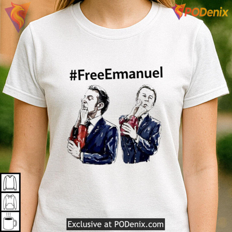 Free Speech Parody Tee Emmanuel Macron Open Shirt Political Humor Design - 2