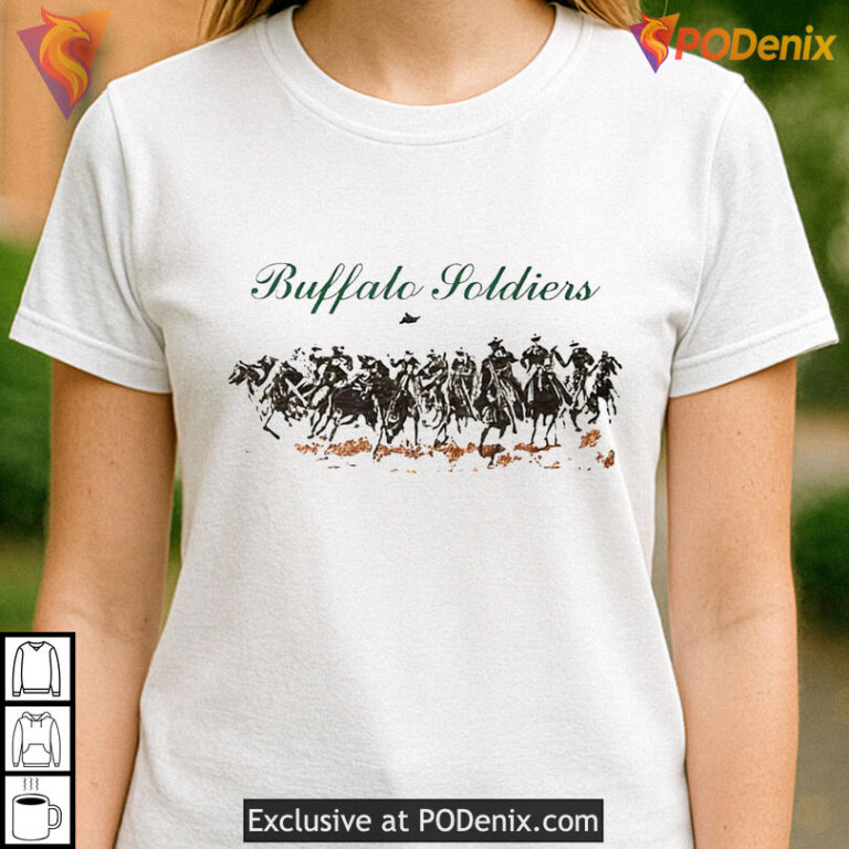 Music Tribute Graphic Beyonce Buffalo Soldiers Shirt Bold Pop Culture Tee - 2