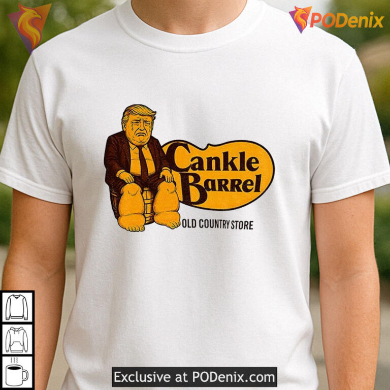 Parody Logo Humor Tee Cracker Barrel Spoof Country Store Design